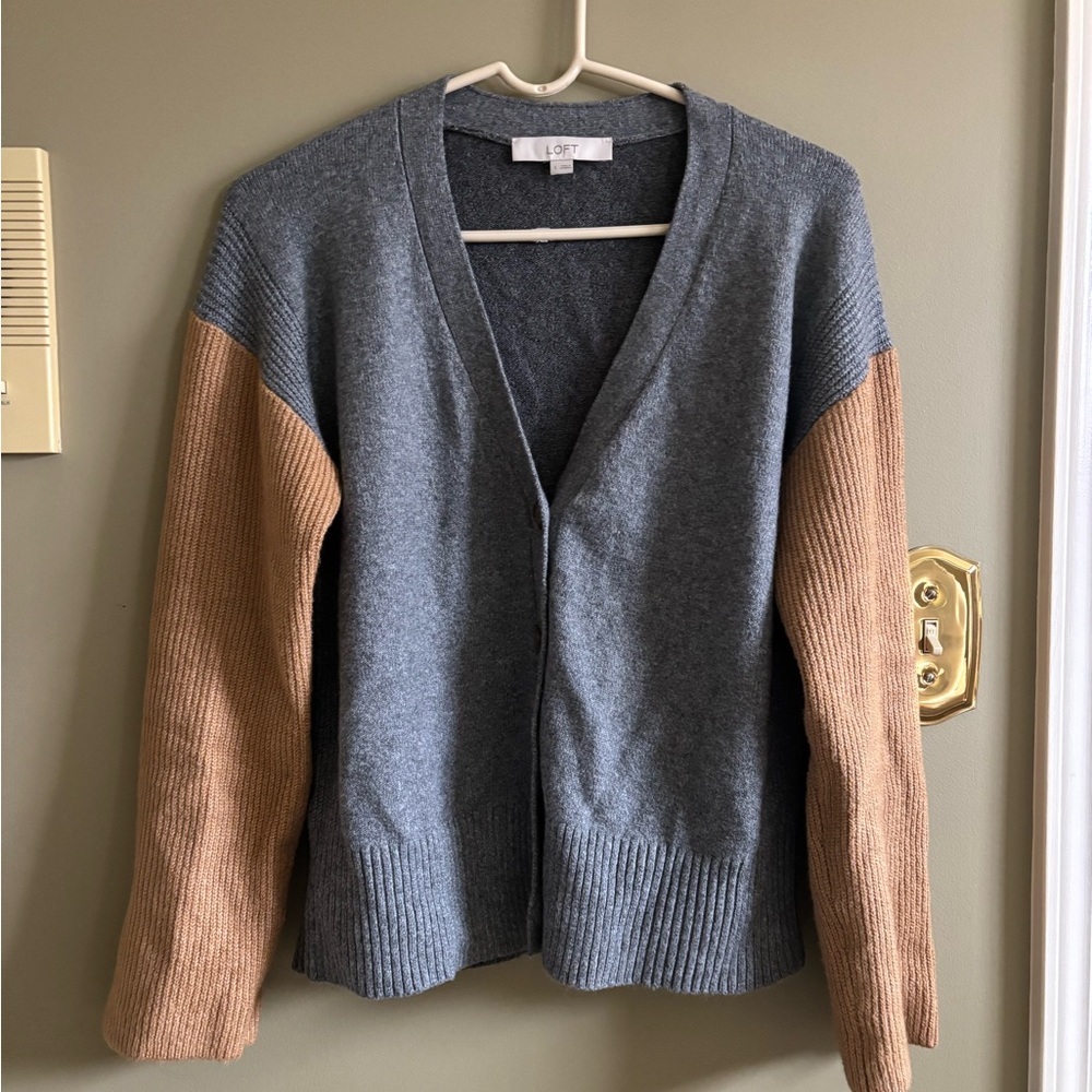 Loft 2 tone cardigan